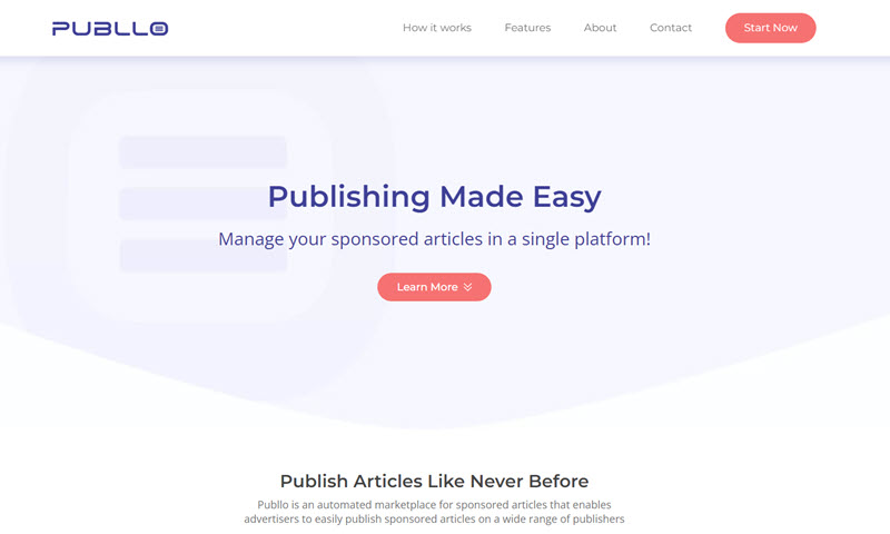 Website image 'Publlo'